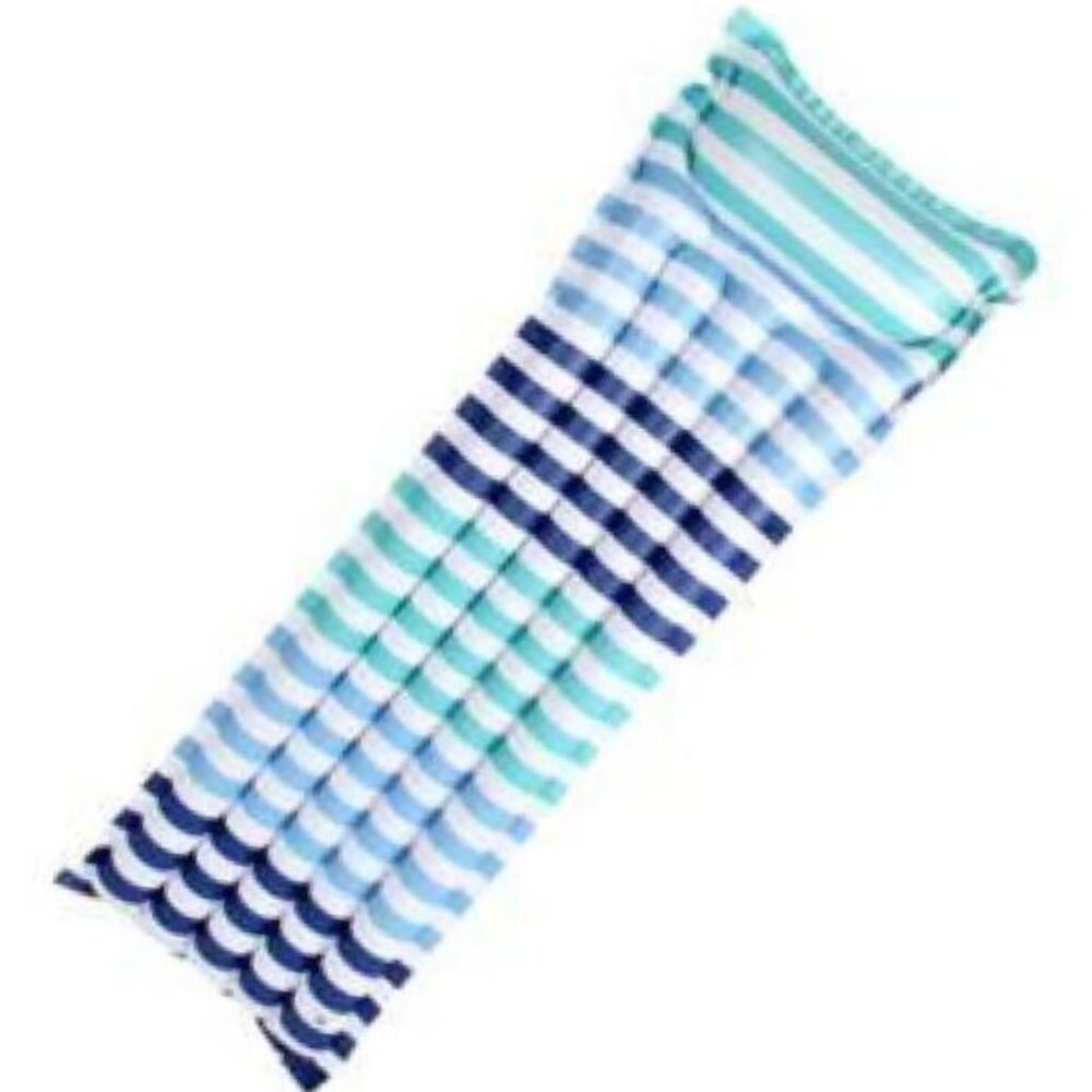 Sun and Sky Float Air Mattress Raft Stripe Print 72 in x 27 in